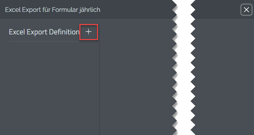 Export-Definition erstellen Schritt 3