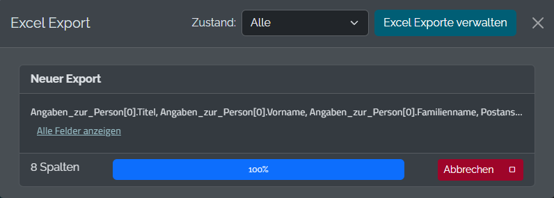 Export ausf&uuml;hren Schritt 5