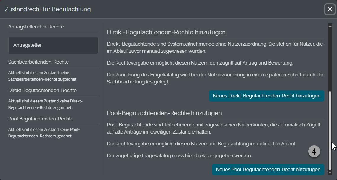 Recht hinzufügen 2 Recht hinzufügen 2