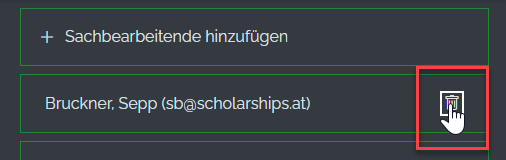 Person entfernen Step 4