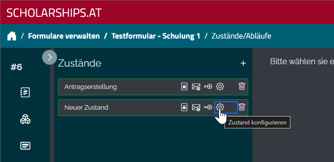 Zustand bearbeiten Step 1 Zustand bearbeiten Step 1