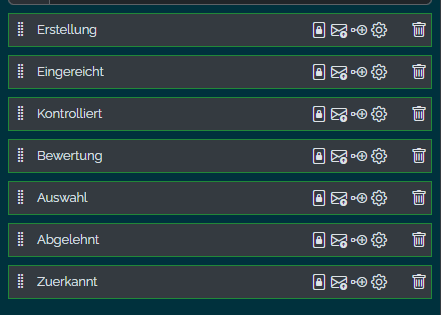 Zustand sortieren Schritt 3 Zustand sortieren Schritt 3